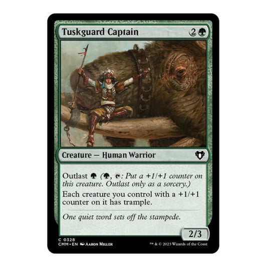 Tuskguard Captain (CMM) #328 Common (Lightly Played) Commander Masters Magic: The Gathering: 2023