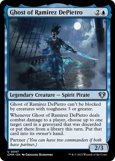 Ghost of Ramirez DePietro (CMM) #97 Uncommon (Lightly Played) Commander Masters Magic: The Gathering: 2023