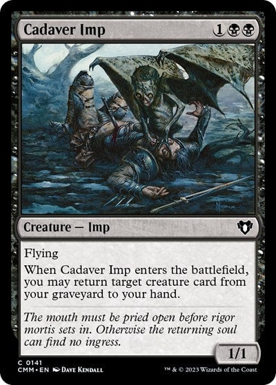 Cadaver Imp (CMM) #141 Common (Lightly Played) Commander Masters Magic: The Gathering: 2023
