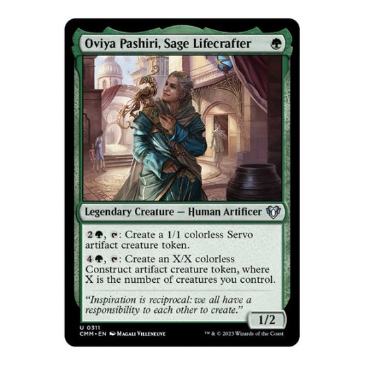 Oviya Pashiri, Sage Lifecrafter (CMM) #311 Uncommon (Lightly Played) Commander Masters Magic: The Gathering: 2023