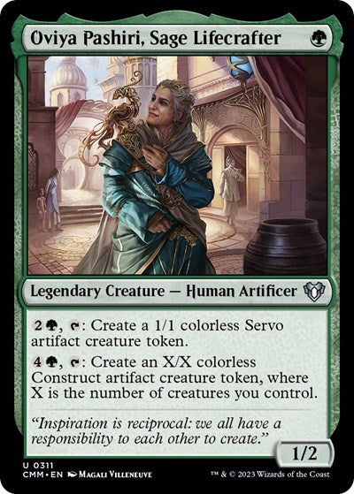 Oviya Pashiri Sage Lifecrafter (CMM) #311 Uncommon (Lightly Played) Commander Masters Magic: The Gathering: 2023