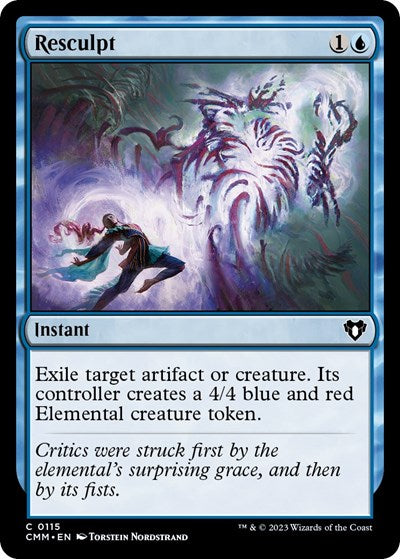 Resculpt (CMM) #115 Common (Lightly Played) Commander Masters Magic: The Gathering: 2023