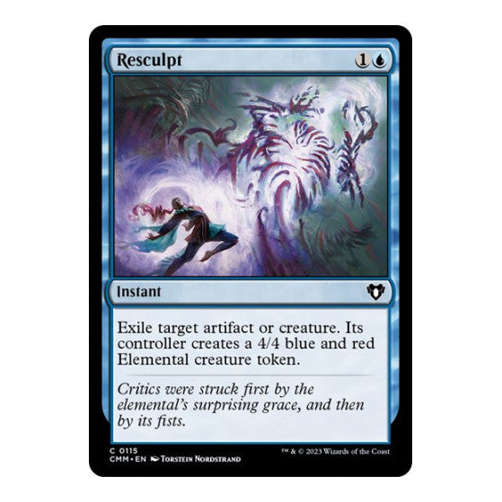 Resculpt (CMM) #115 Common (Lightly Played) Commander Masters Magic: The Gathering: 2023