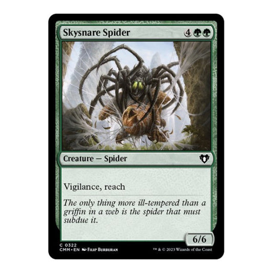 Skysnare Spider (CMM) #322 Common (Lightly Played) Commander Masters Magic: The Gathering: 2023