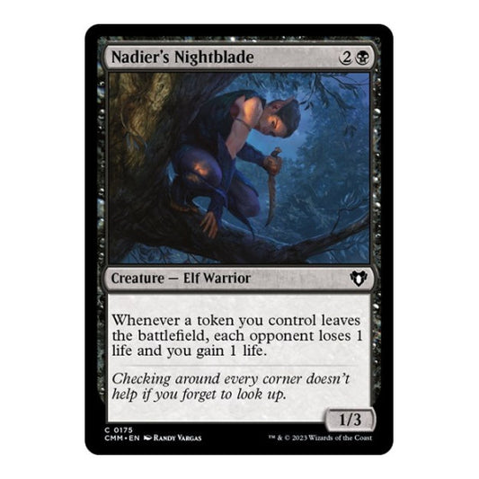 Nadier's Nightblade (CMM) #175 Common (Lightly Played) Commander Masters Magic: The Gathering: 2023