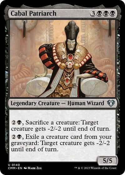 Cabal Patriarch (CMM) #140 Uncommon (Lightly Played) Commander Masters Magic: The Gathering: 2023