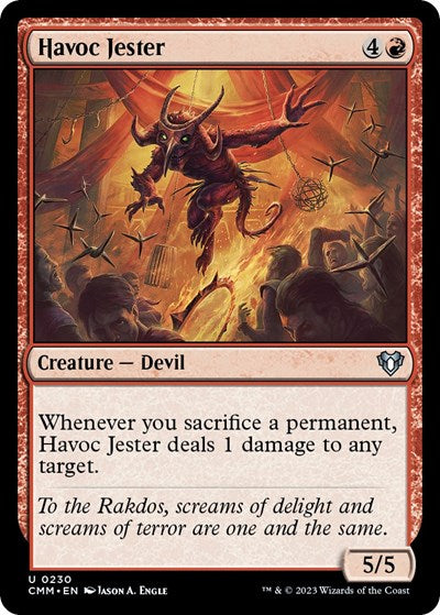 Havoc Jester (CMM) #230 Uncommon (Foil Lightly Played) Commander Masters Magic: The Gathering: 2023