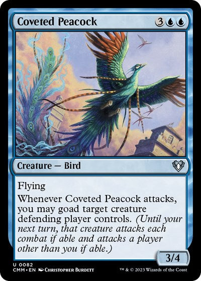 Coveted Peacock (CMM) #82 Uncommon (Foil Lightly Played) Commander Masters Magic: The Gathering: 2023