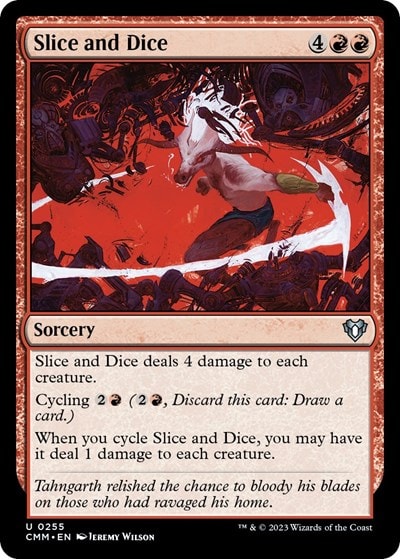 Slice and Dice (CMM) #255 Uncommon (Lightly Played) Commander Masters Magic: The Gathering: 2023