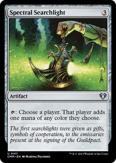 Spectral Searchlight (CMM) #411 Uncommon (Lightly Played) Commander Masters Magic: The Gathering: 2023