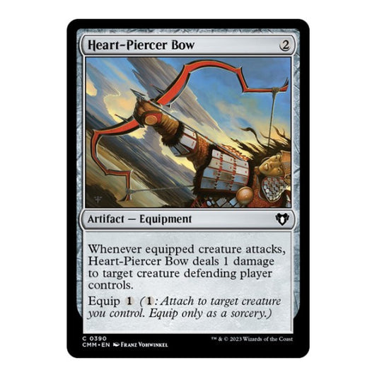 Heart-Piercer Bow (CMM) #390 Common Commander Masters Magic: The Gathering: 2023