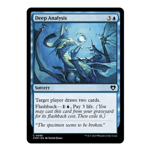 Deep Analysis (CMM) #86 Common Commander Masters Magic: The Gathering: 2023