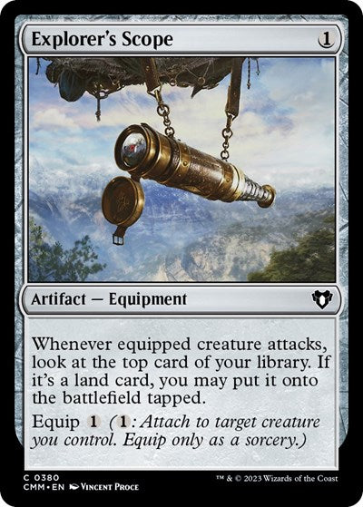 Explorers Scope (CMM) #380 Common (Lightly Played) Commander Masters Magic: The Gathering: 2023
