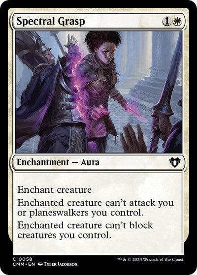 Spectral Grasp (CMM) #58 Common (Lightly Played) Commander Masters Magic: The Gathering: 2023