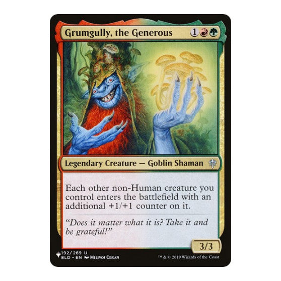 Grumgully, the Generous (LIST) #192/269 Uncommon (Lightly Played) The List Reprints Magic: The Gathering: 2026