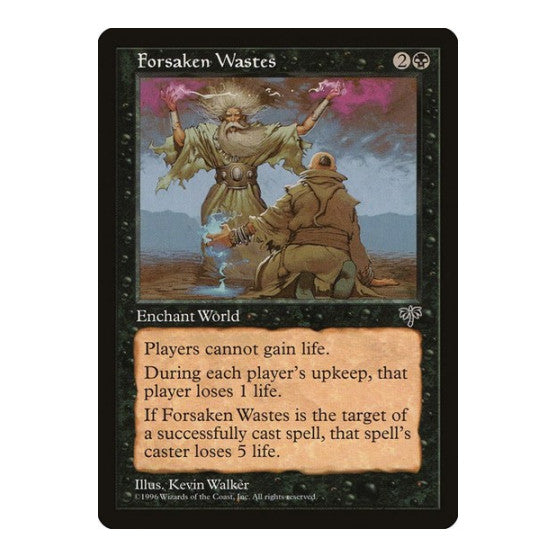 Forsaken Wastes (MIR) #125 Rare (Lightly Played) Mirage Magic: The Gathering: 1996