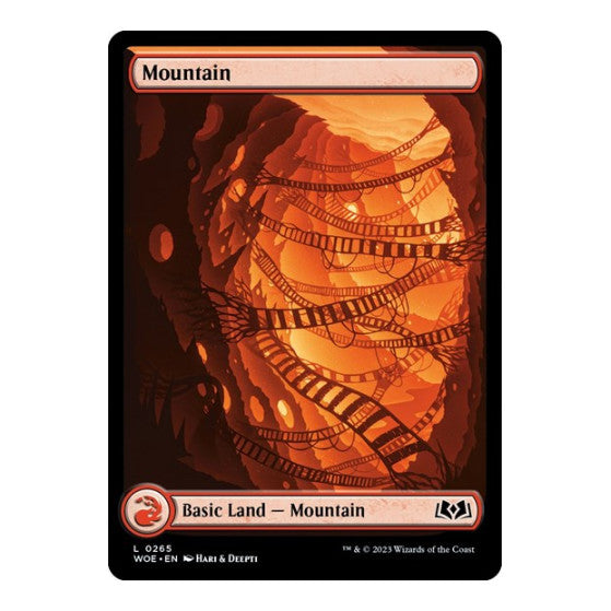 Mountain (0265) (WOE) #265 Land (Lightly Played) Wilds of Eldraine Magic: The Gathering: 2023