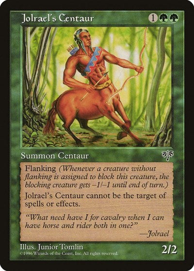 Jolraels Centaur (MIR) #222 Common (Lightly Played) Mirage Magic: The Gathering: 1996