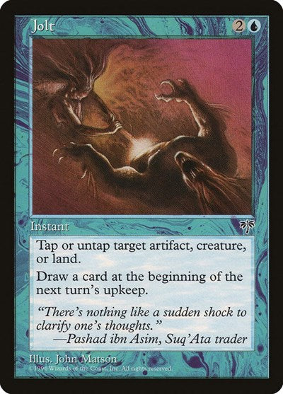 Jolt (MIR) #70 Common (Lightly Played) Mirage Magic: The Gathering: 1996