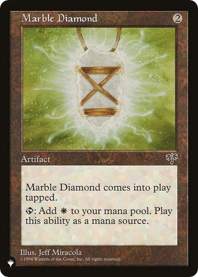 Marble Diamond (LIST) #MIR-310 Uncommon (Heavily Played) The List Reprints Magic: 2026