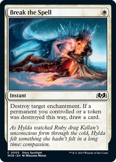 Break the Spell (WOE) #5 Common (Lightly Played) Wilds of Eldraine Magic: 2023