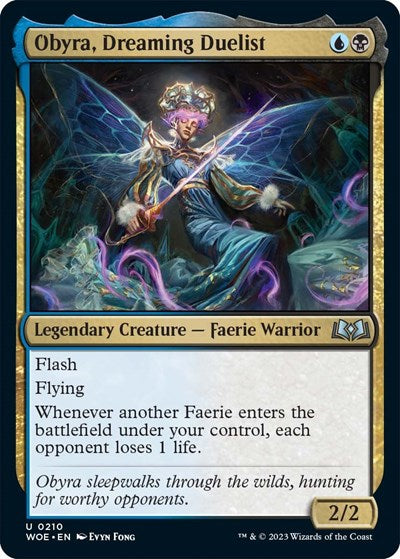 Obyra Dreaming Duelist (WOE) #210 Uncommon (Lightly Played) Wilds of Eldraine Magic: The Gathering: 2023