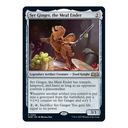 Syr Ginger, the Meal Ender (WOE) #252 Rare Wilds of Eldraine Magic: The Gathering: 2023