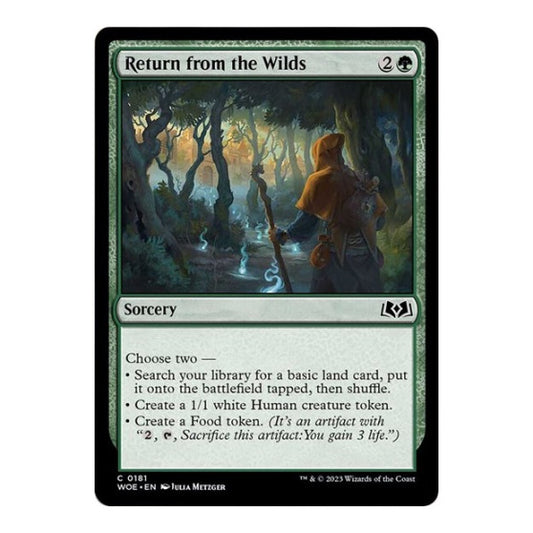 Return from the Wilds (WOE) #181 Common (Lightly Played) Wilds of Eldraine Magic: The Gathering: 2023