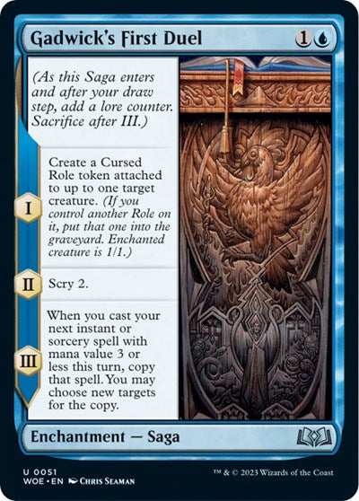 Gadwicks First Duel (WOE) #51 Uncommon (Lightly Played) Wilds of Eldraine Magic: 2023