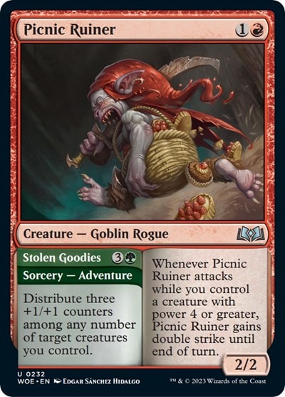 Picnic Ruiner (WOE) #232 Uncommon (Lightly Played) Wilds of Eldraine Magic: The Gathering: 2023