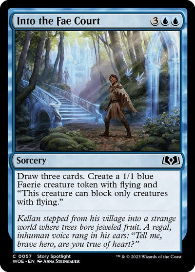 Into the Fae Court (WOE) #57 Common (Lightly Played) Wilds of Eldraine Magic: The Gathering: 2023