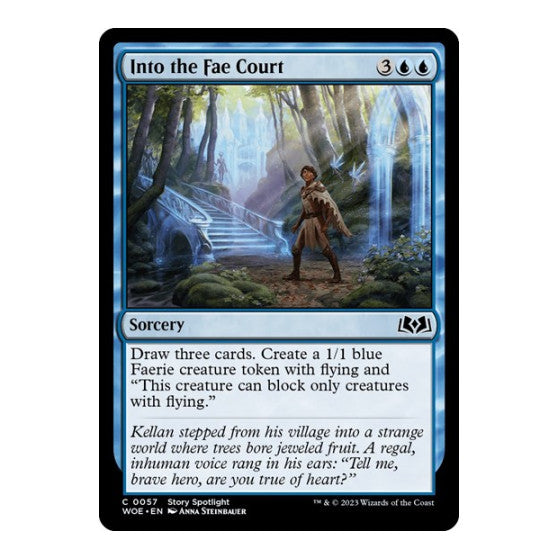 Into the Fae Court (WOE) #57 Common Wilds of Eldraine Magic: The Gathering: 2023