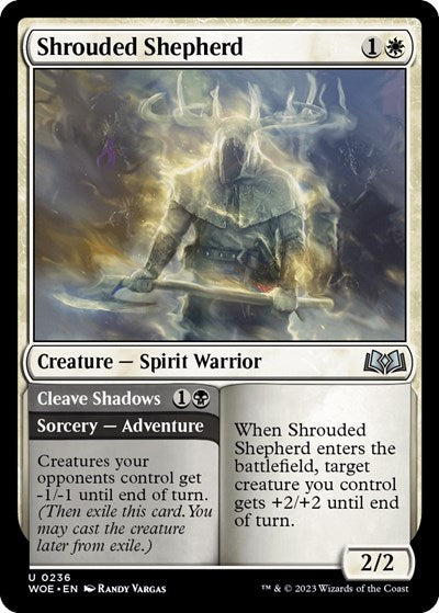 Shrouded Shepherd (WOE) #236 Uncommon (Lightly Played) Wilds of Eldraine Magic: The Gathering: 2023