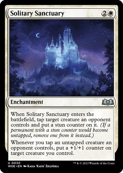 Solitary Sanctuary (WOE) #30 Uncommon (Lightly Played) Wilds of Eldraine Magic: 2023