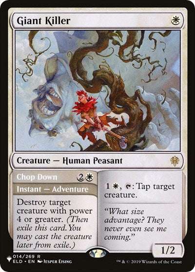 Giant Killer (LIST) #ELD-14 Rare (Lightly Played) The List Reprints Magic: The Gathering: 2026