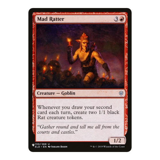 Mad Ratter (LIST) #130/269 Uncommon (Lightly Played) The List Reprints Magic: The Gathering: 2026