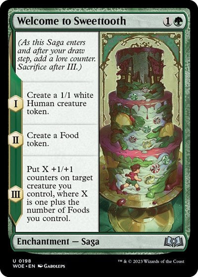 Welcome to Sweettooth (WOE) #198 Uncommon (Lightly Played) Wilds of Eldraine Magic: 2023