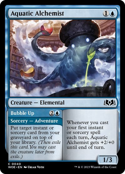 Aquatic Alchemist (WOE) #40 Common Wilds of Eldraine Magic: The Gathering: 2023