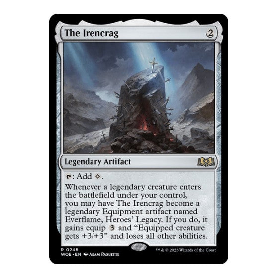 The Irencrag (WOE) #248 Rare (Lightly Played) Wilds of Eldraine Magic: The Gathering: 2023