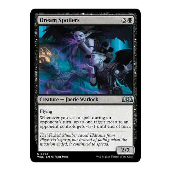 Dream Spoilers (WOE) #85 Uncommon (Lightly Played) Wilds of Eldraine Magic: The Gathering: 2023