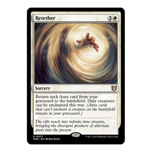 Retether (WOC) #72 Rare (Lightly Played) Commander: Wilds of Eldraine Magic: The Gathering: 2023