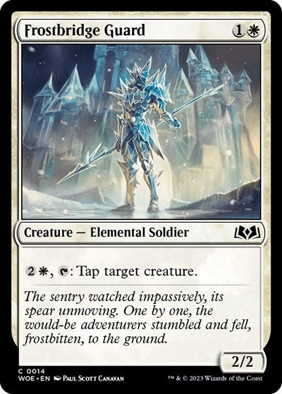 Frostbridge Guard (WOE) #14 Common (Lightly Played) Wilds of Eldraine Magic: 2023