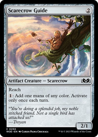 Scarecrow Guide (WOE) #250 Common (Lightly Played) Wilds of Eldraine Magic: The Gathering: 2023