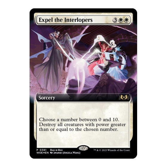 Expel the Interlopers (BABP) #381 Promo (Foil Lightly Played) Buy-A-Box Promos Magic: The Gathering: 2009