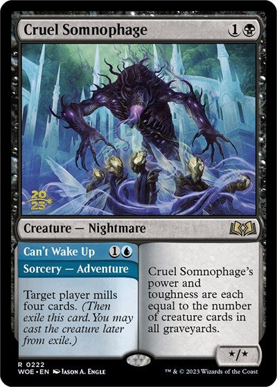 Cruel Somnophage (PRE) #222s Rare (Foil Near Mint) Prerelease Cards Magic: The Gathering: 2026