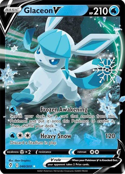 Glaceon V - 040/203 (Holiday Calendar) (MCAP) #040/203 Ultra Rare Miscellaneous Cards & Products Pokemon: 2026