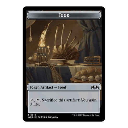 Food Token (0010) (WOE) #10 T (Lightly Played) Wilds of Eldraine Magic: The Gathering: 2023