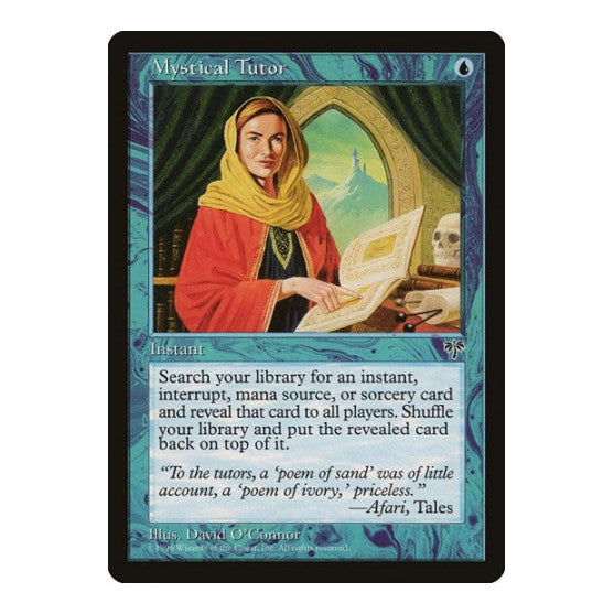 Mystical Tutor (MIR) #80 Uncommon Mirage Magic: The Gathering: 1996