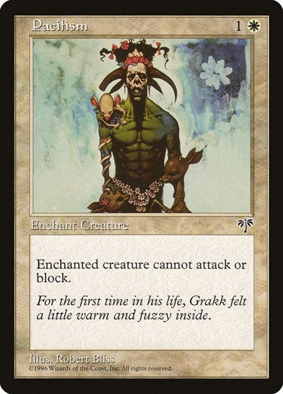 Pacifism (MIR) #32 Common Mirage Magic: The Gathering: 1996