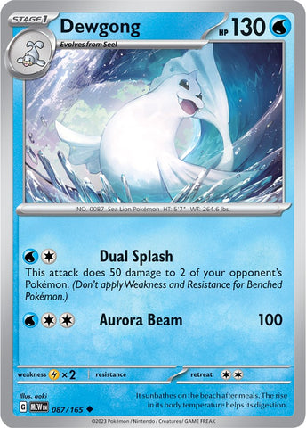 Dewgong (087/165) [Scarlet & Violet 151]